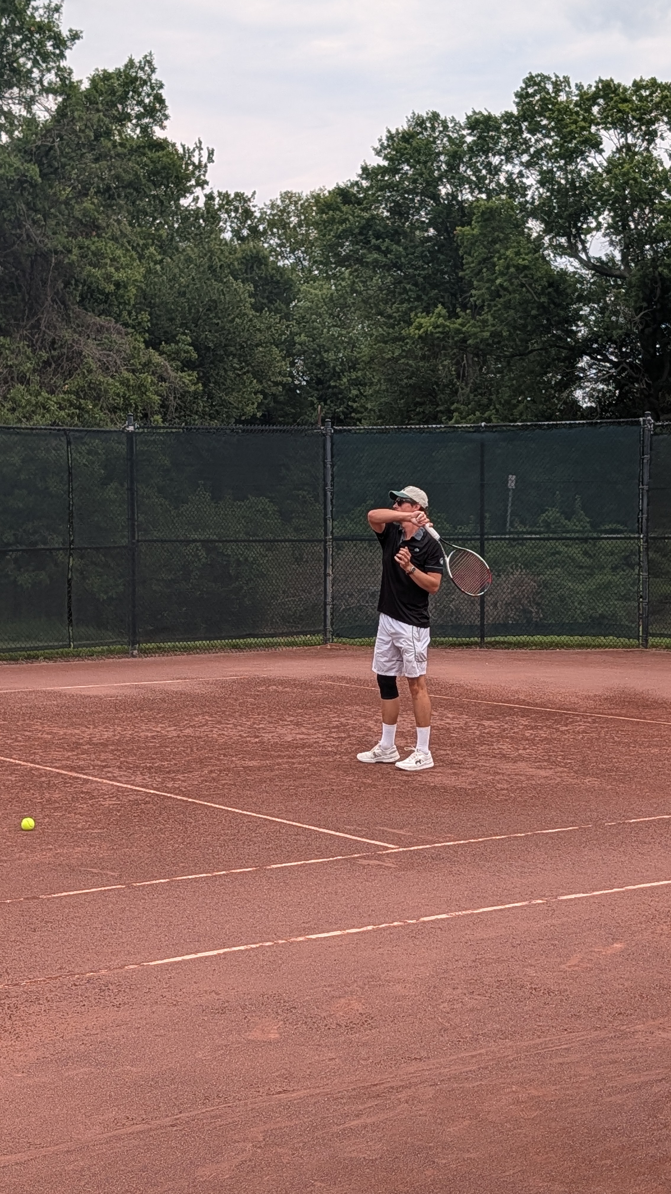 Tennis on clay during the DC Open weekend