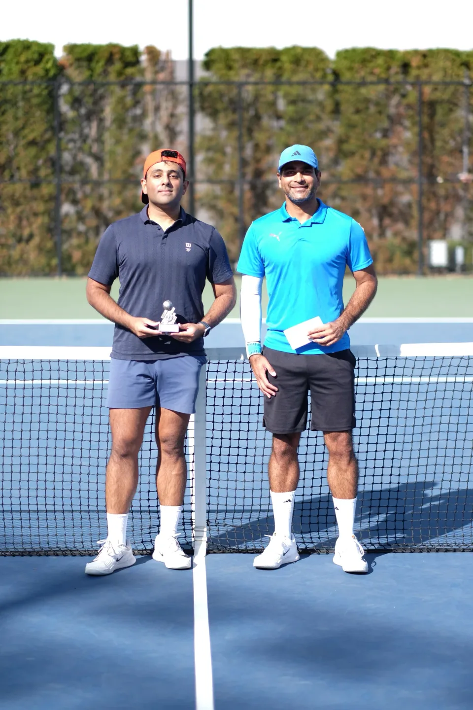 Yahya Khan and Akant Punia, C Division finalists at the 2026 Manhattan Ladder Finals