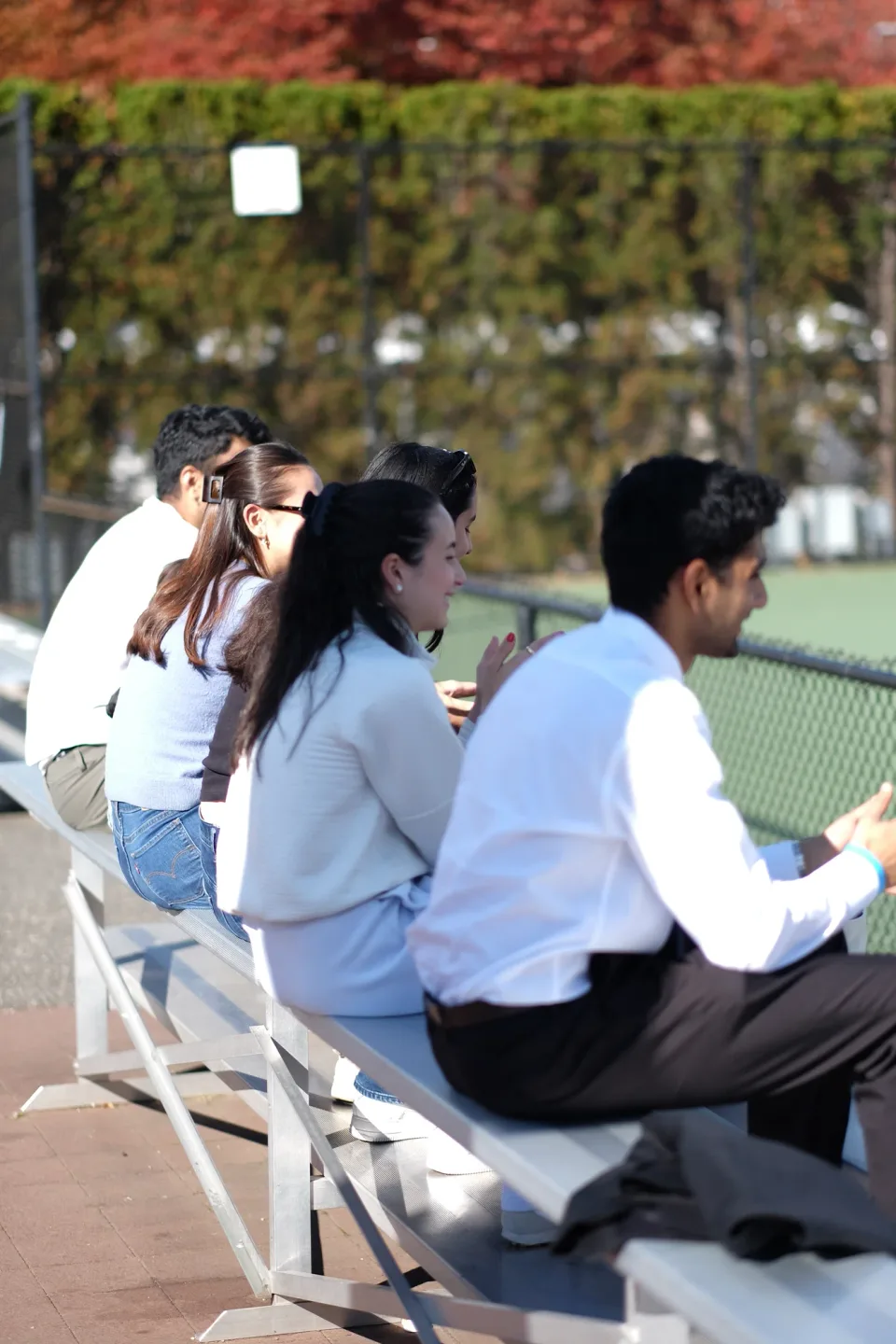 The spectators have their own view of the match at the 2026 Manhattan Ladder Finals