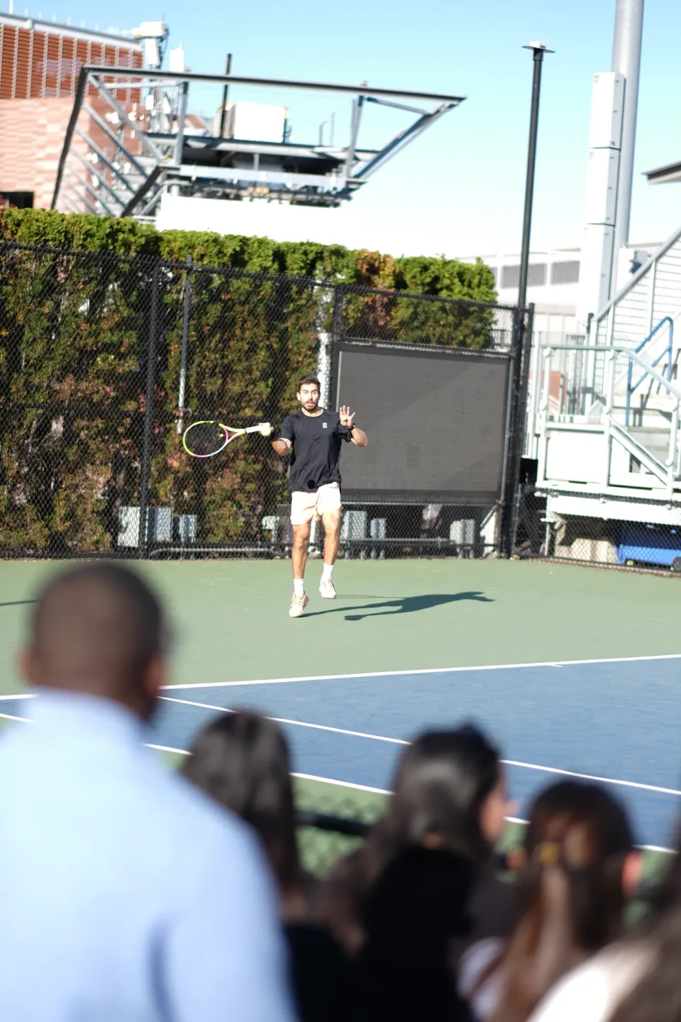 Spectators follow the action at the 2026 Manhattan Ladder Finals