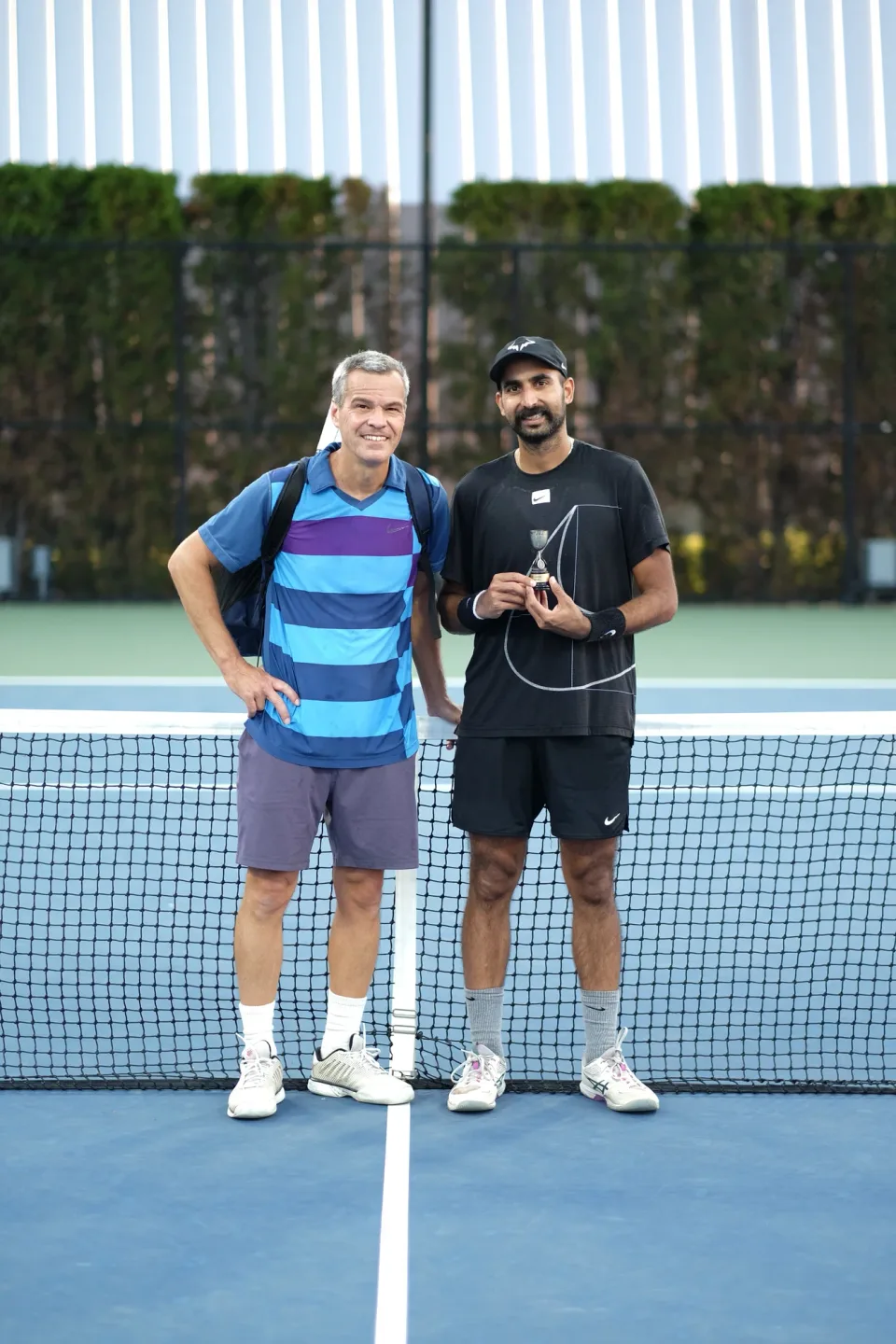 Tareq Alani and Alex Weisshuhn Araujo, A Division finalists at the 2026 Manhattan Ladder Finals