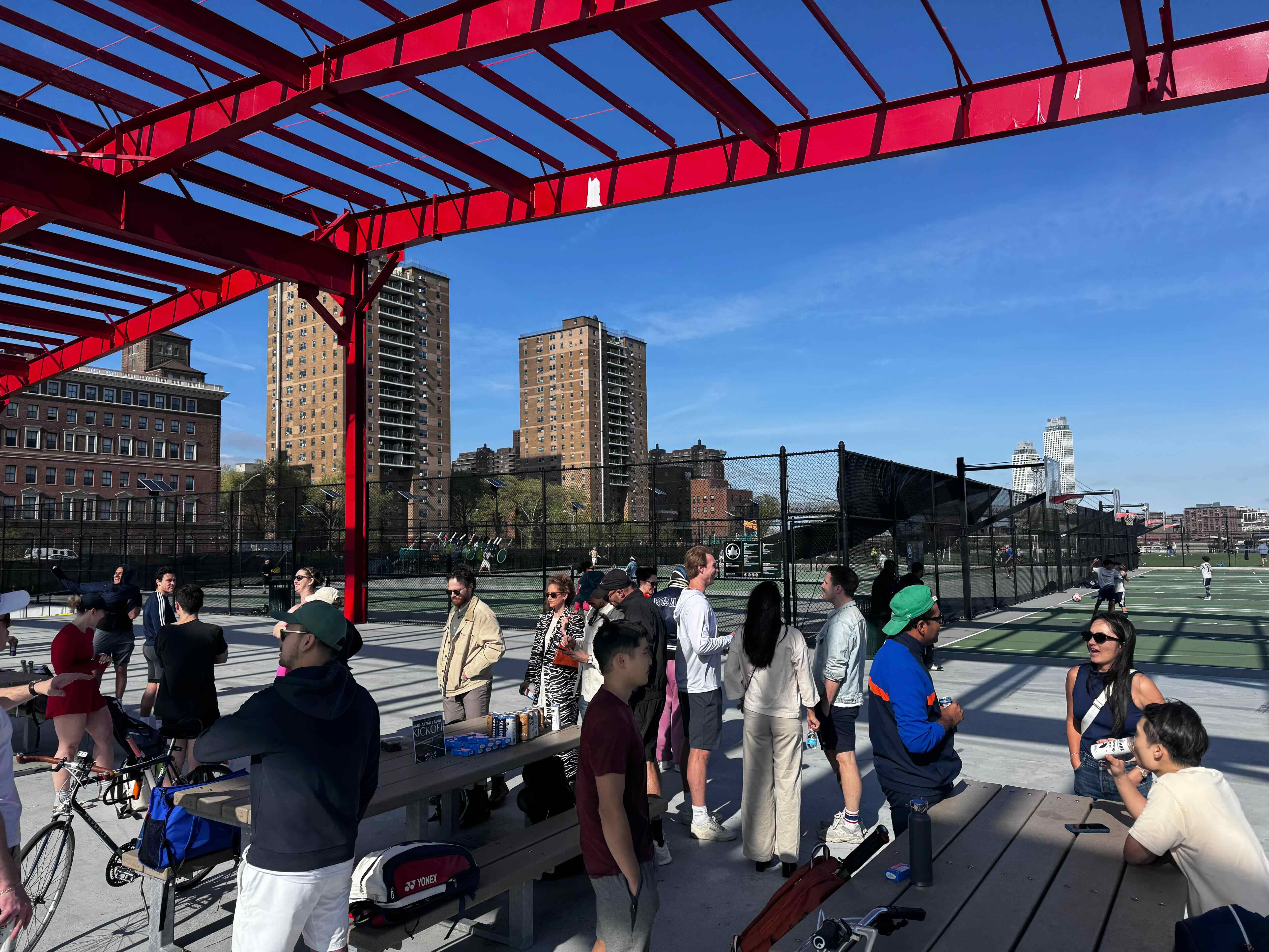 Manhattan Ladder kickoff gathering at Pier 42
